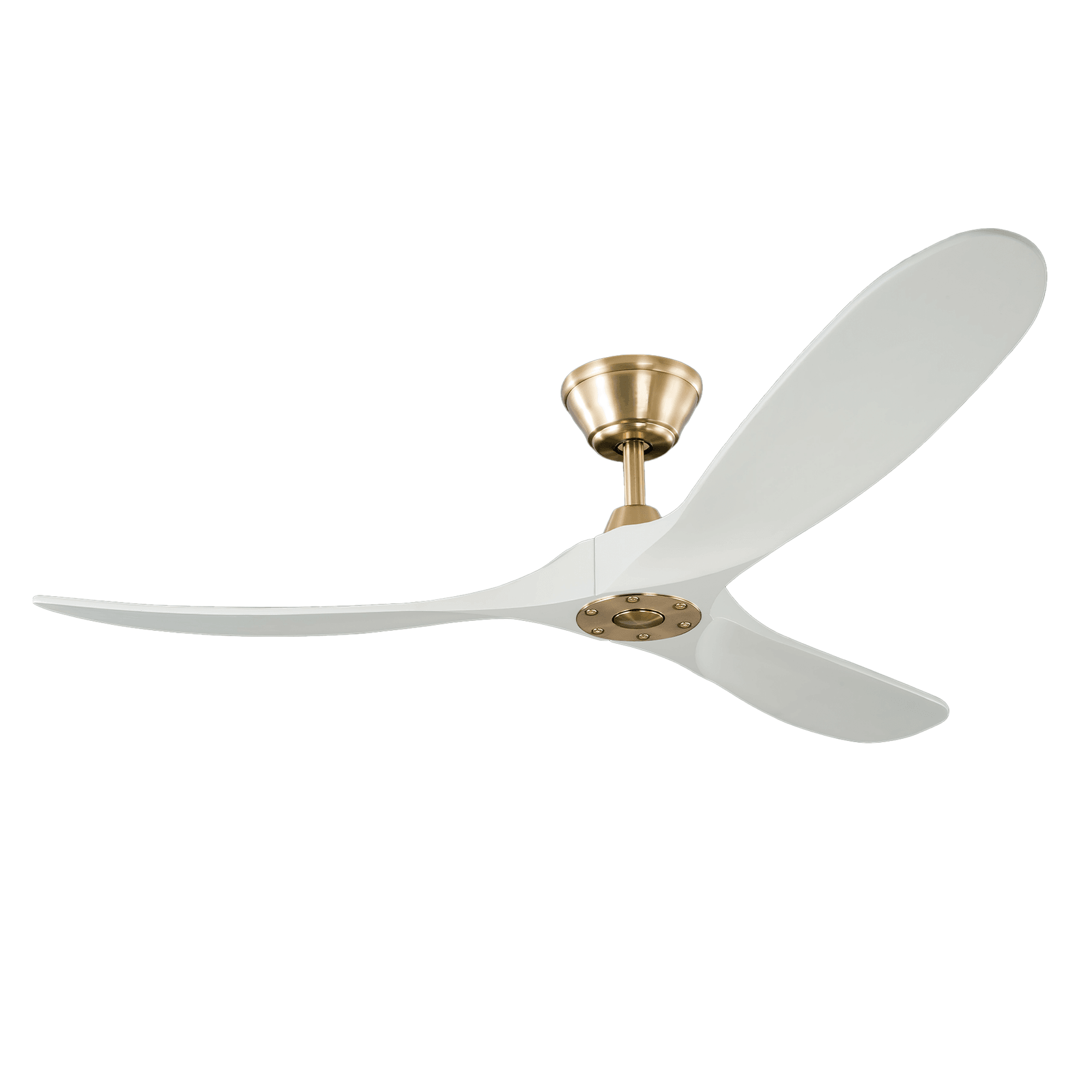 Milano Slider Ceiling Fan Junior Burnished Brass gallery detail image