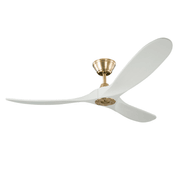 Milano Slider Ceiling Fan Junior Burnished Brass gallery detail image