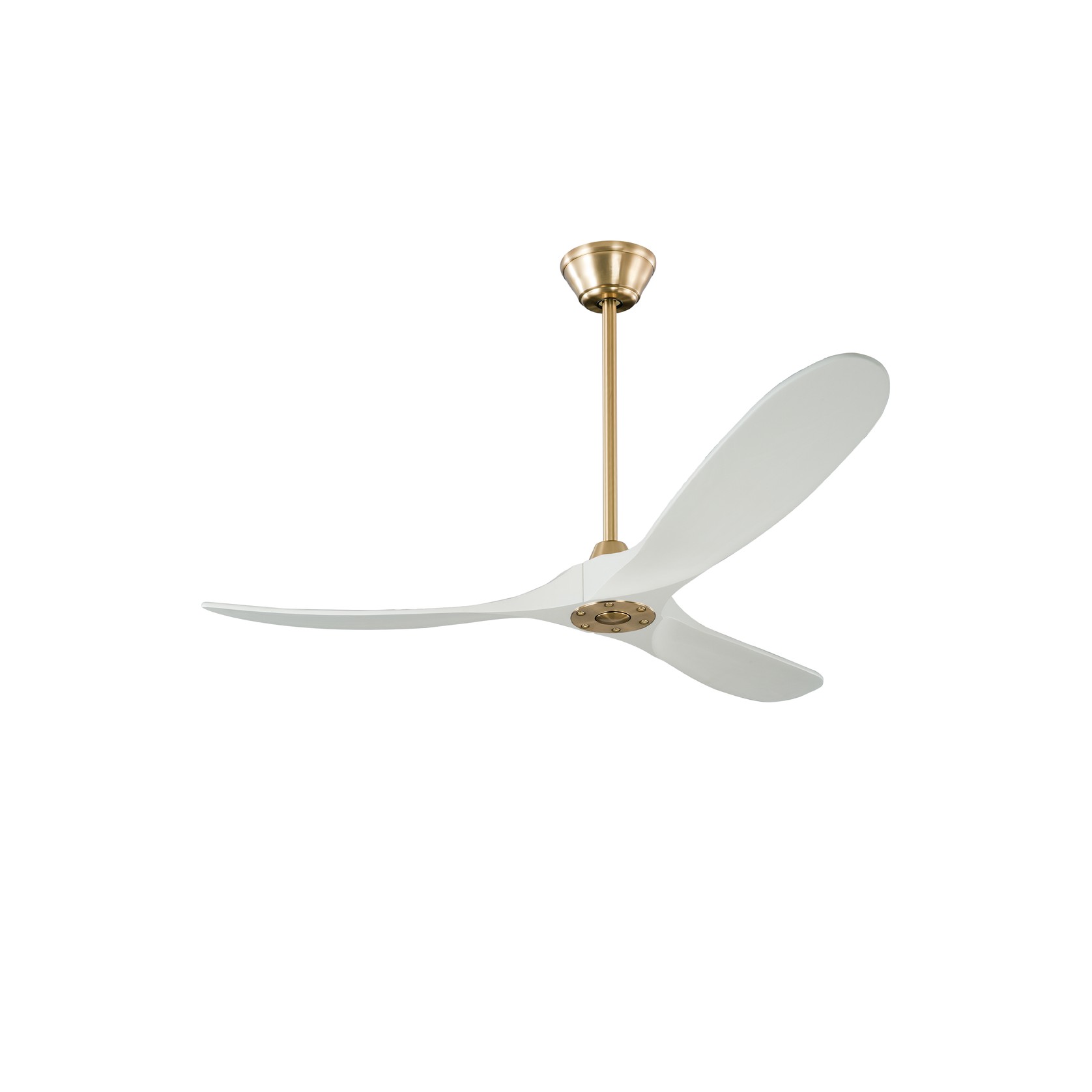 Milano Slider Ceiling Fan Junior Burnished Brass gallery detail image