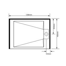 Pinnacle Alcove Tray 900x1200x900 gallery detail image