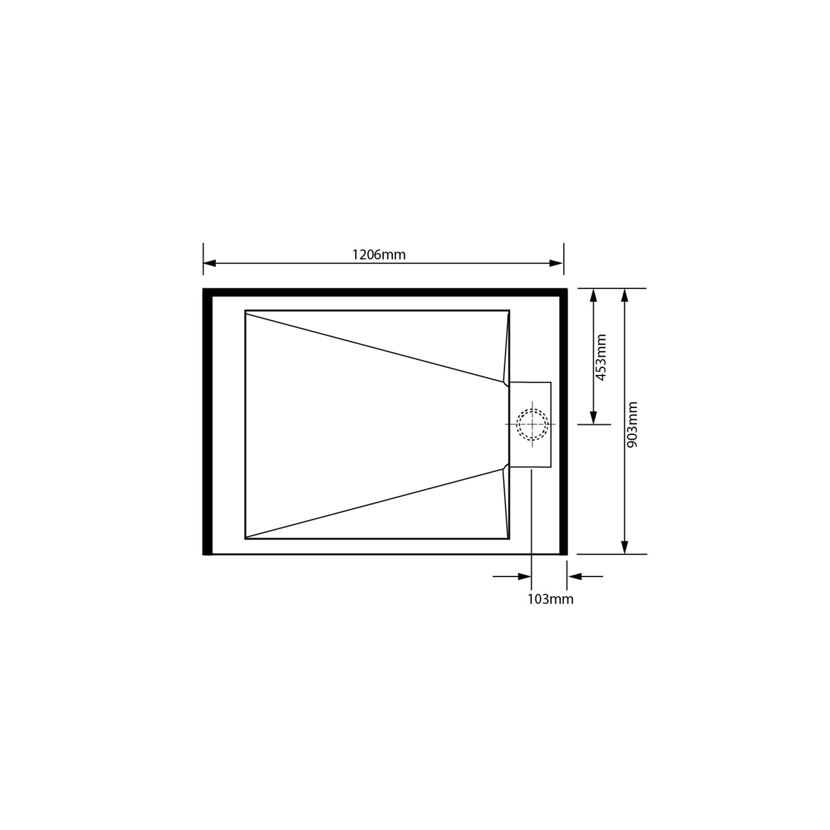 Pinnacle Alcove Tray 900x1200x900 gallery detail image