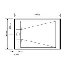 Pinnacle Alcove Tray 900x1400x900 gallery detail image