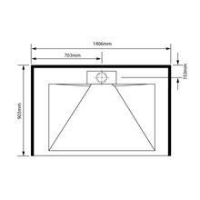 Pinnacle Alcove Tray 900x1400x900 gallery detail image