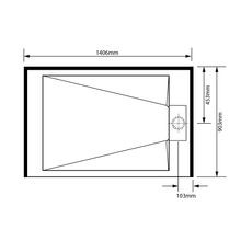 Pinnacle Alcove Tray 900x1400x900 gallery detail image