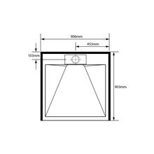 Pinnacle Alcove Tray 900x900x900 gallery detail image