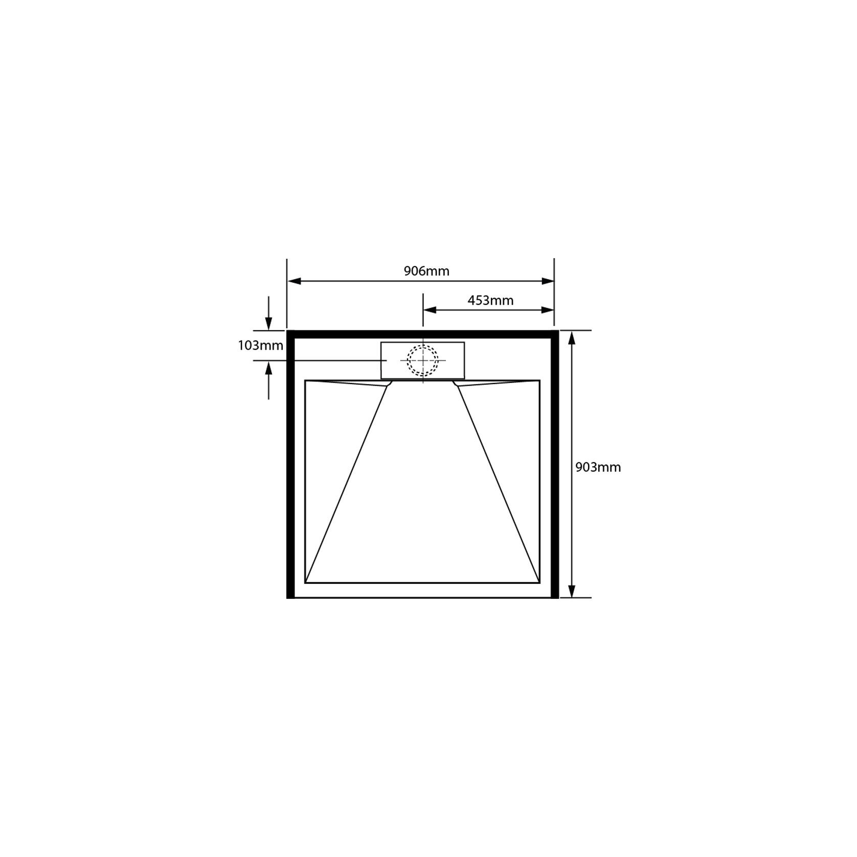 Pinnacle Alcove Tray 900x900x900 gallery detail image