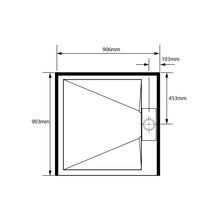 Pinnacle Alcove Tray 900x900x900 gallery detail image