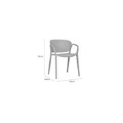 Andi Outdoor Patio Dining Armchair gallery detail image