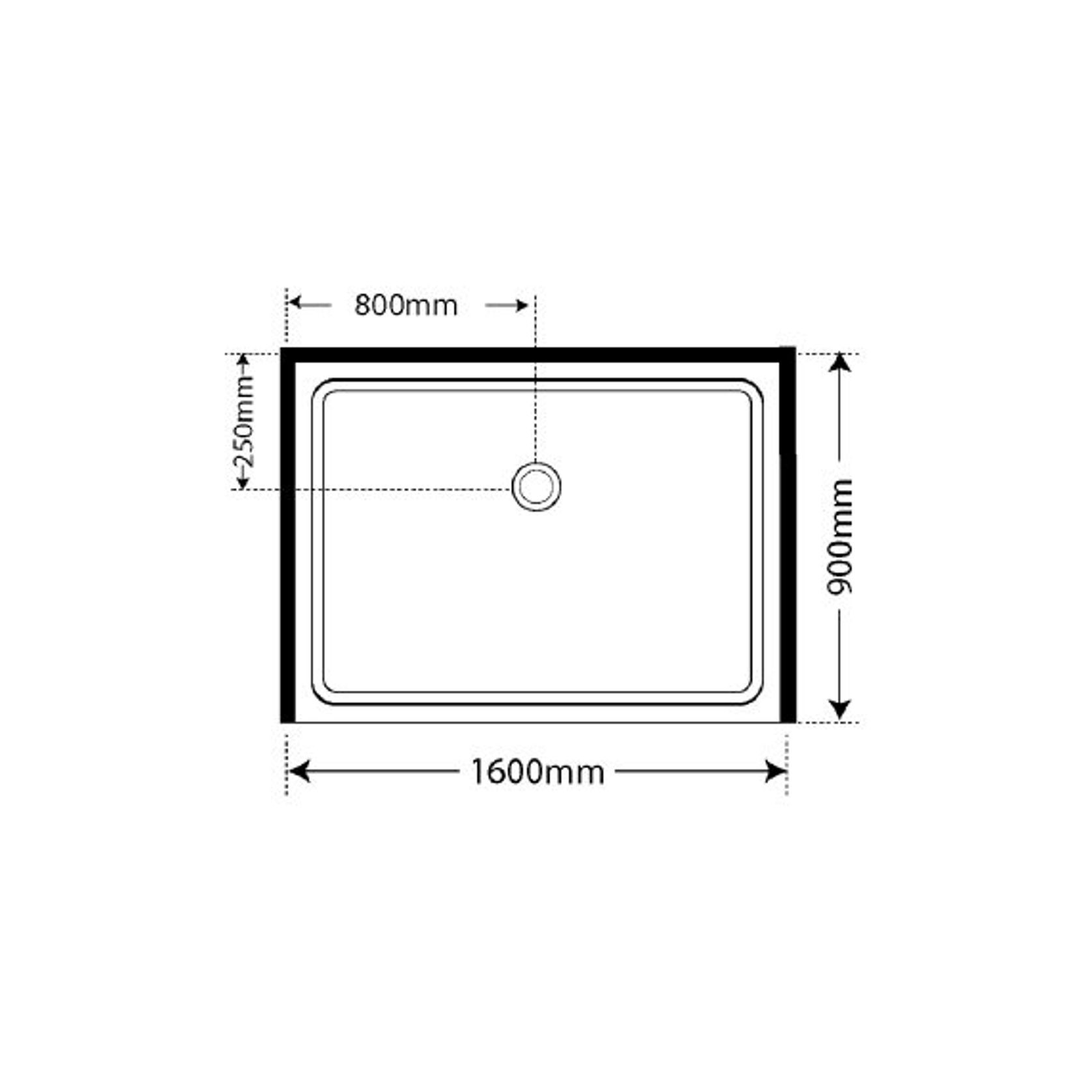 Frameless Pivot Alcove 900x1600x900 gallery detail image