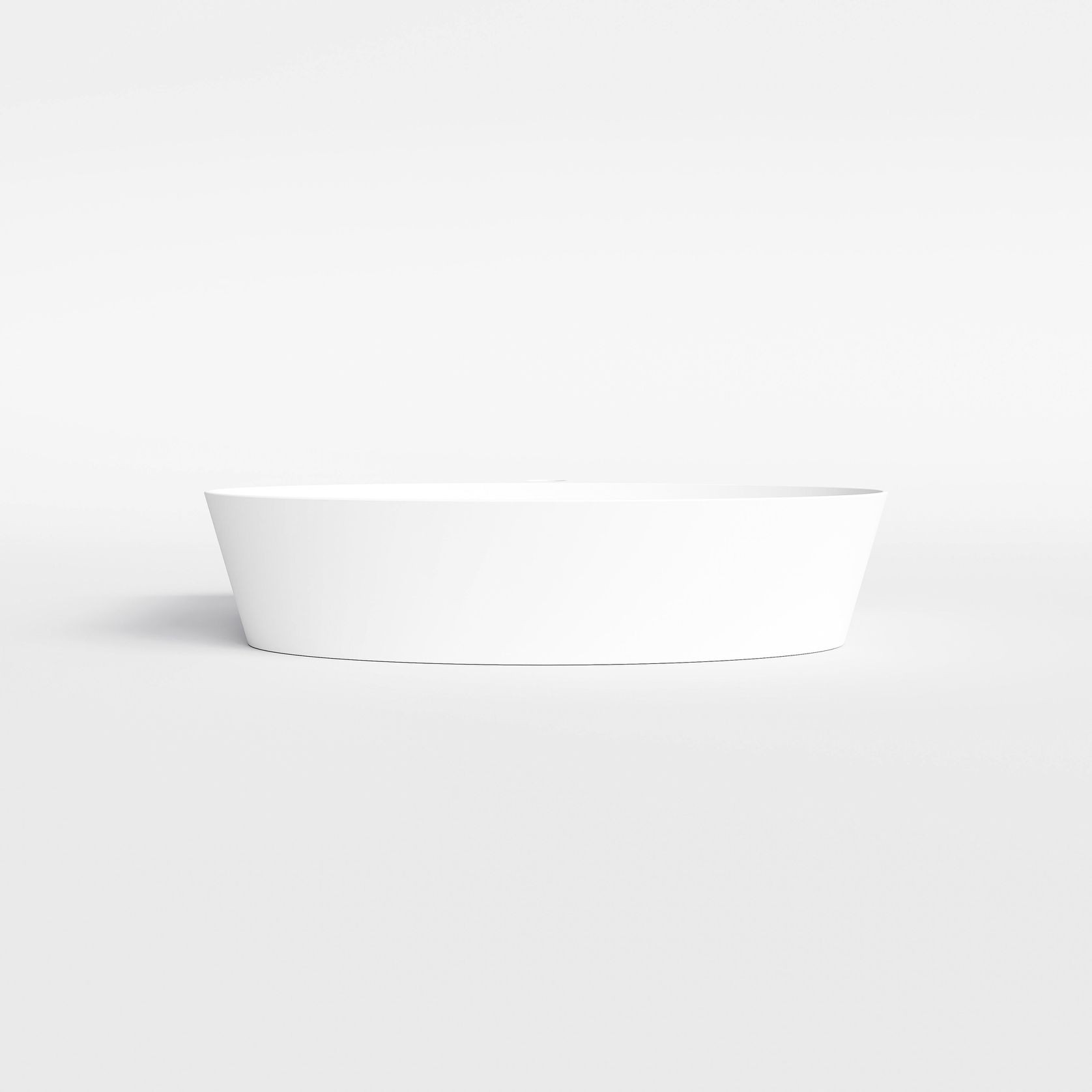 Pure Ellipse Ceramic Basin 600mm gallery detail image