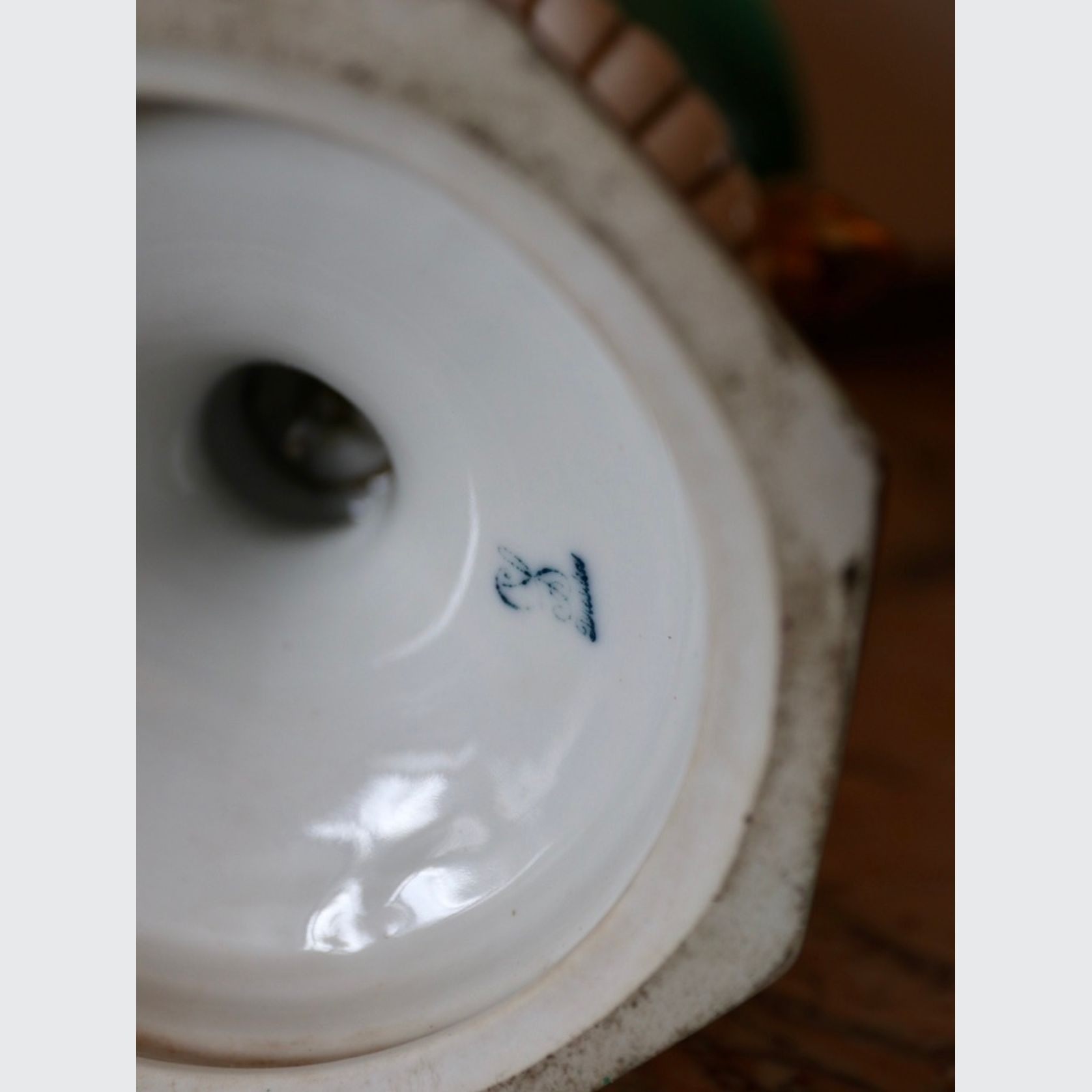 Pair of Antique German Dresden Porcelain Urns gallery detail image