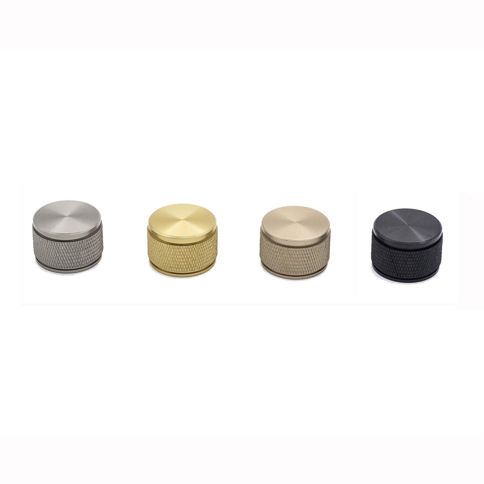 KT&CO Kitchen drawer knobs bellevue hill matt black / satin nickel / dark brushed brass/ champagne gallery detail image