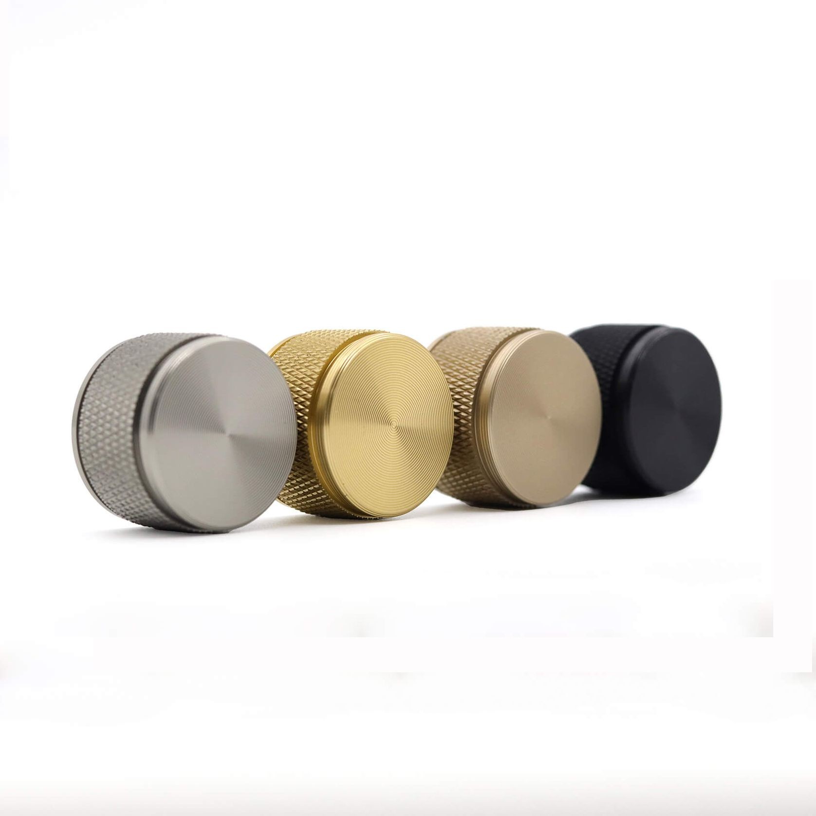 KT&CO Kitchen drawer knobs bellevue hill matt black / satin nickel / dark brushed brass/ champagne gallery detail image