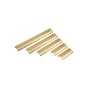 Kitchen lip pull handles darwin Matt black /Brushed brass/Brushed nickel/Matt white gallery detail image