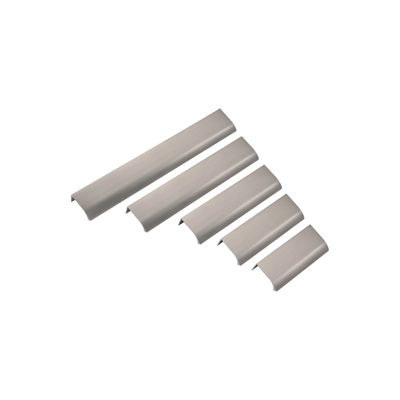 Kitchen lip pull handles darwin Matt black /Brushed brass/Brushed nickel/Matt white gallery detail image