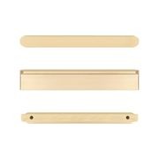Kitchen Finger Pull Handle Nowra Matt black /Brushed brass/Brushed nickel gallery detail image