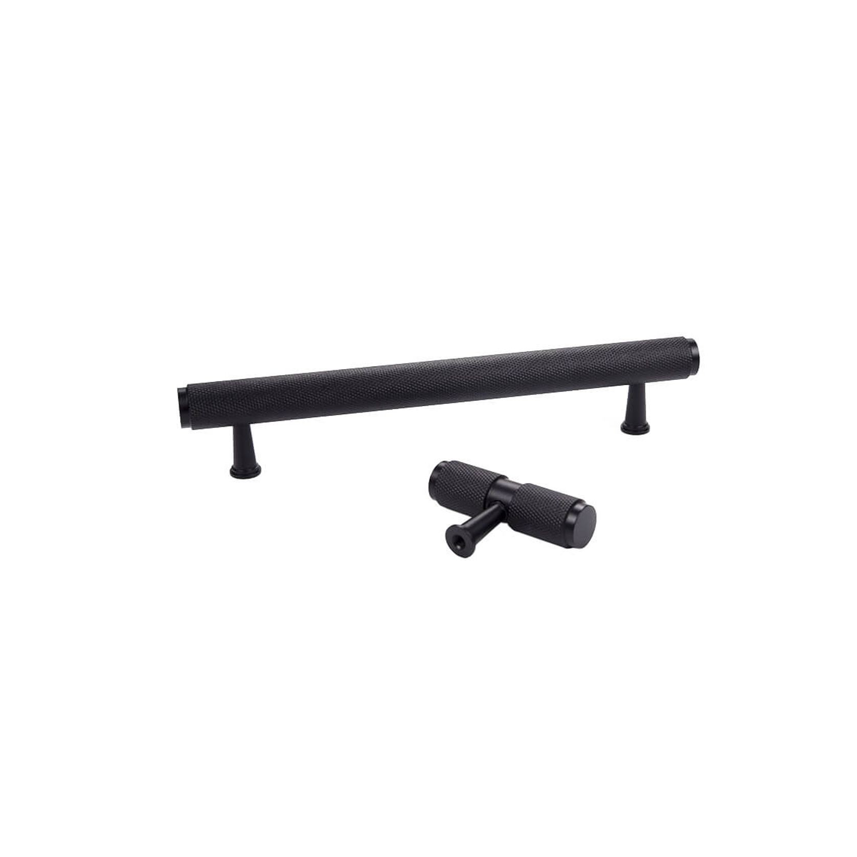 KT&CO Kitchen handles pull matte black Newington gallery detail image
