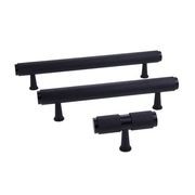 KT&CO Kitchen handles pull matte black Newington gallery detail image