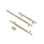 KT&CO Kitchen handles Knurled Bondi matt black / satin nickel / dark brushed brass/ champagne gallery detail image