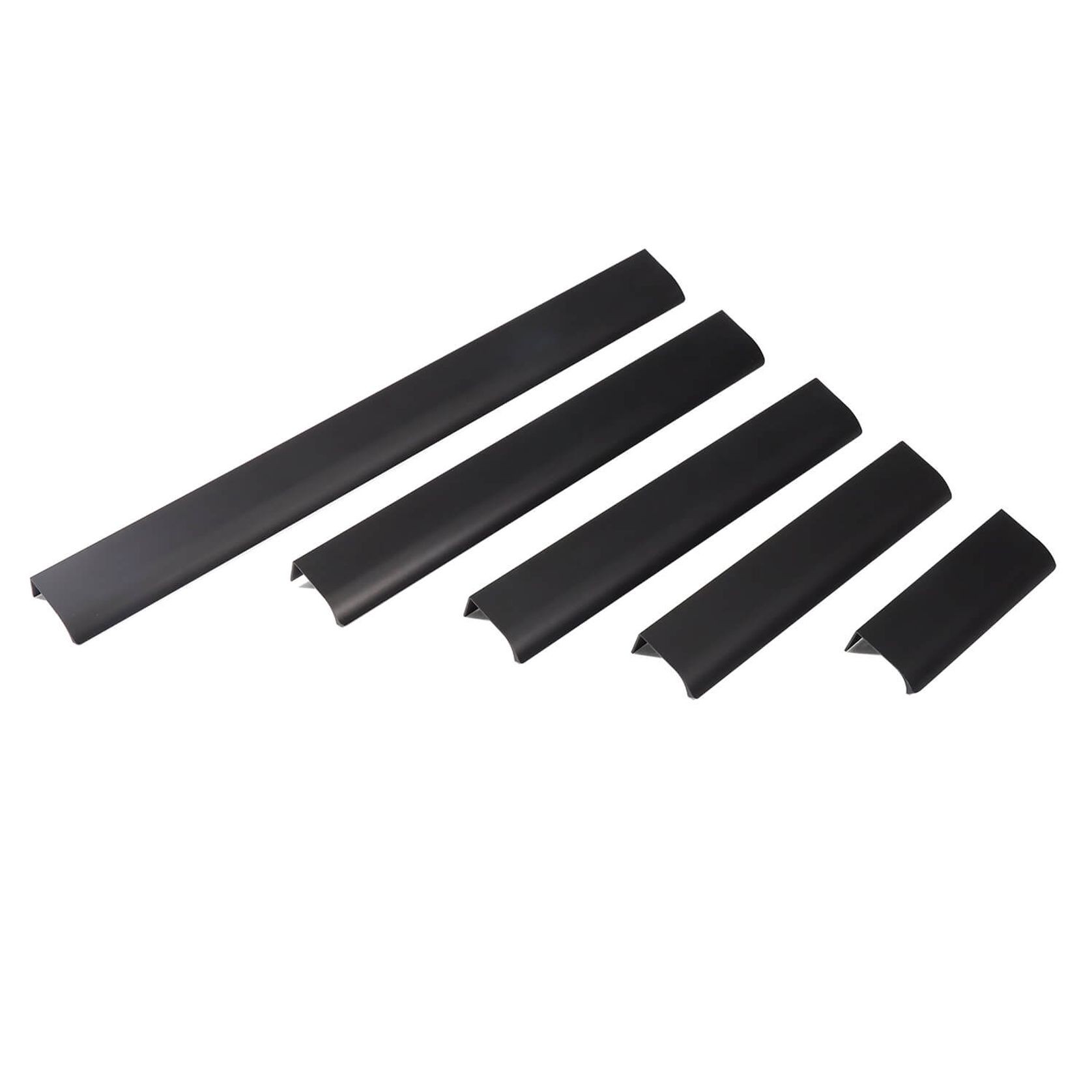 Kitchen lip pull handles darwin Matt black /Brushed brass/Brushed nickel/Matt white gallery detail image