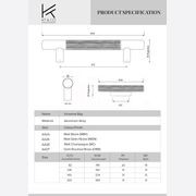Vivonne Bay Striped Kitchen Handles gallery detail image