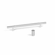 KT&CO Kitchen handles Knurled Bondi matt black / satin nickel / dark brushed brass/ champagne gallery detail image