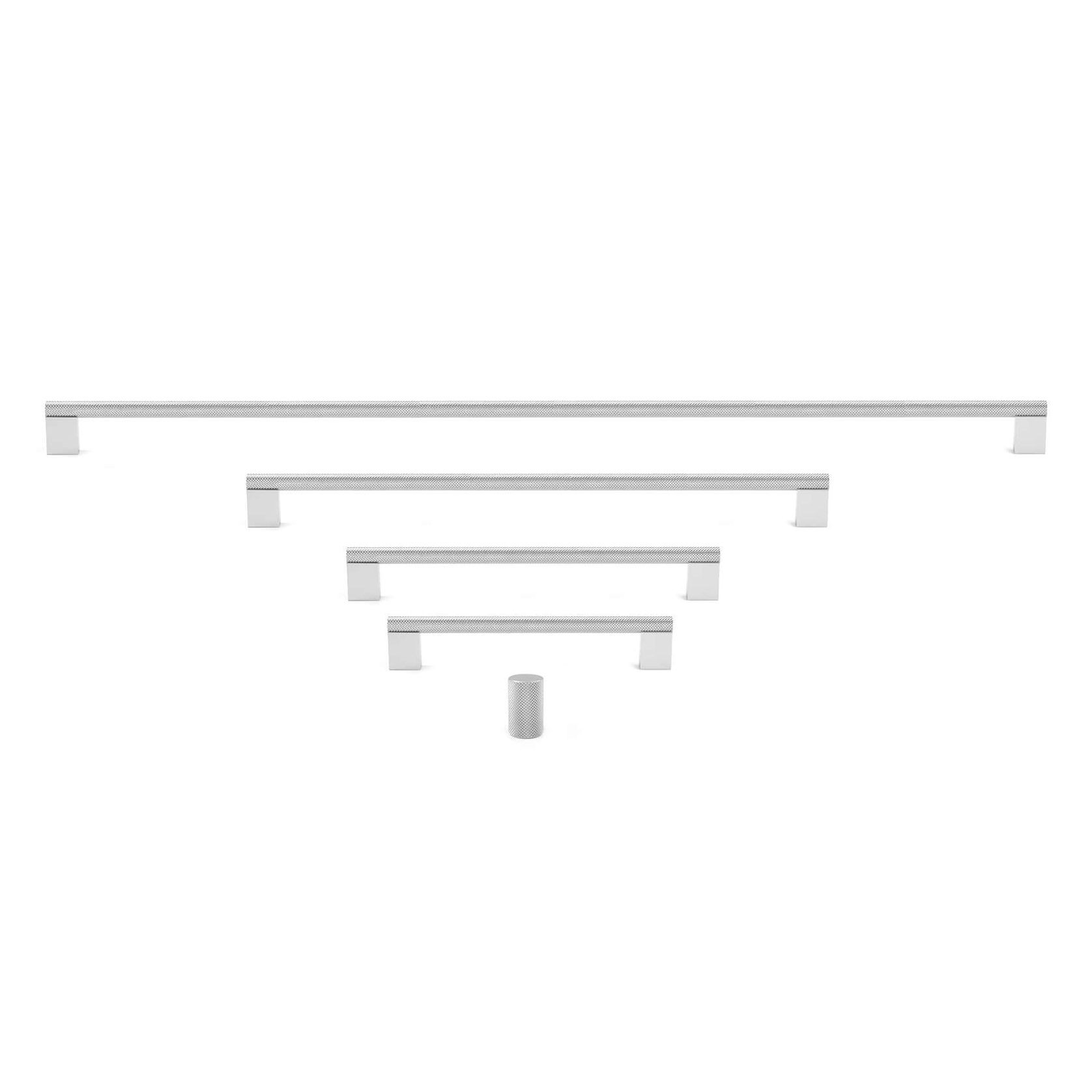 KT&CO Kitchen cabinet handles knurled palm beach gallery detail image