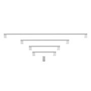 KT&CO Kitchen cabinet handles knurled palm beach gallery detail image