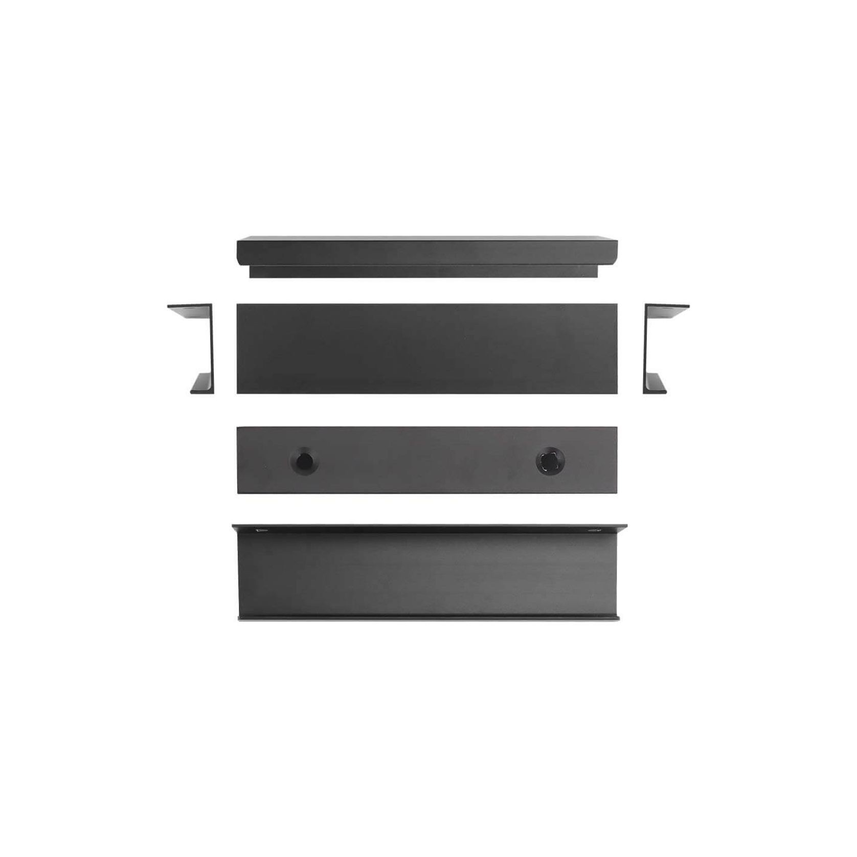 Kitchen finger lip pull handle Sydney Black / Brass / Nickel / White gallery detail image