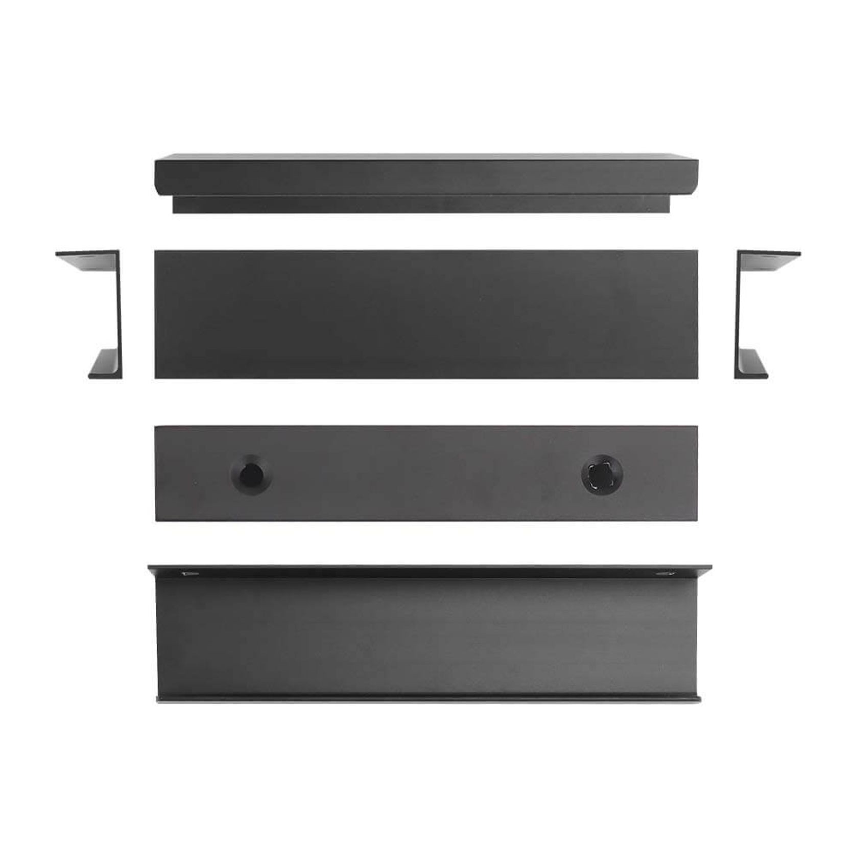 Kitchen finger lip pull handle Sydney Black / Brass / Nickel / White gallery detail image