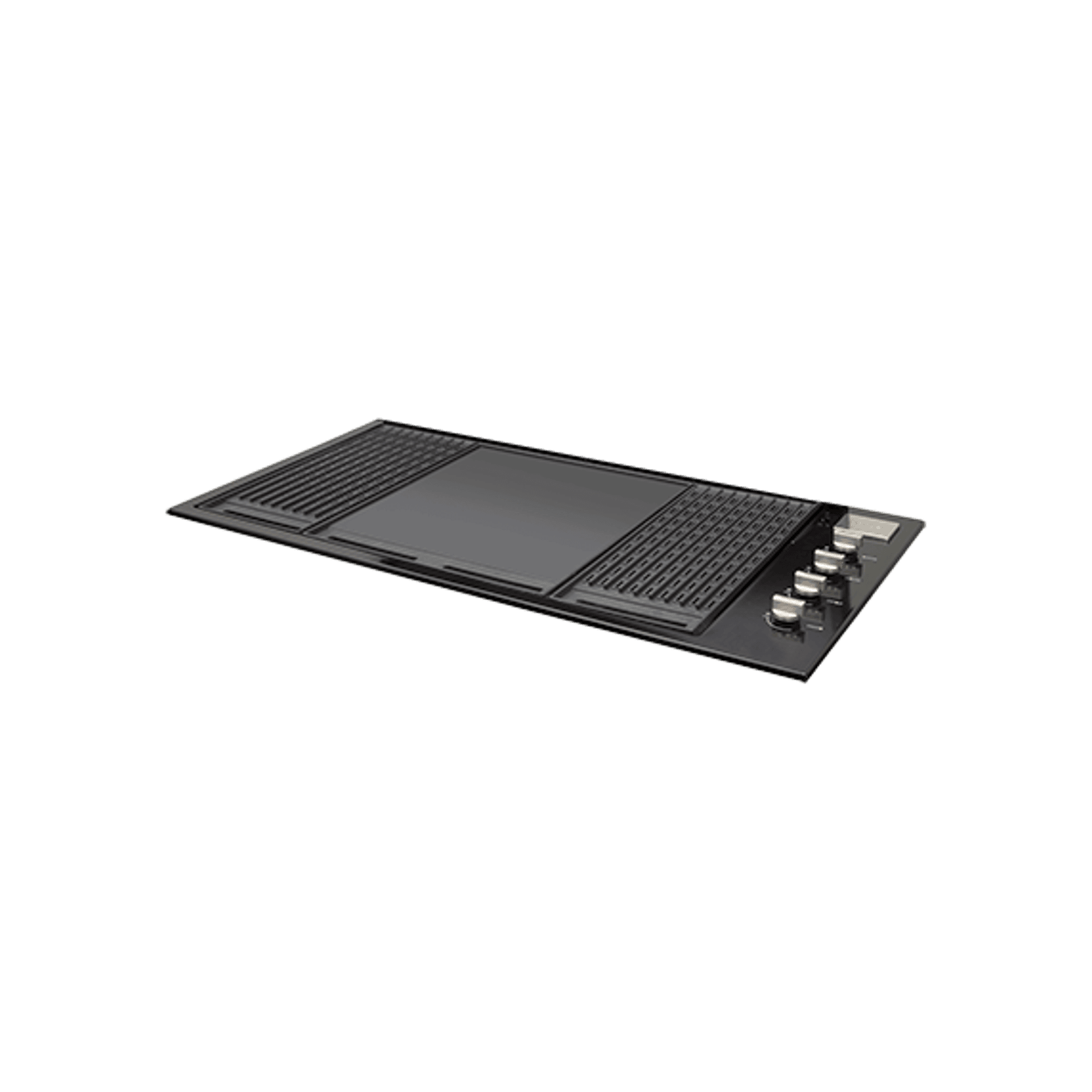 Artusi 104cm 4 Burner Built-In Gas BBQ - Black gallery detail image