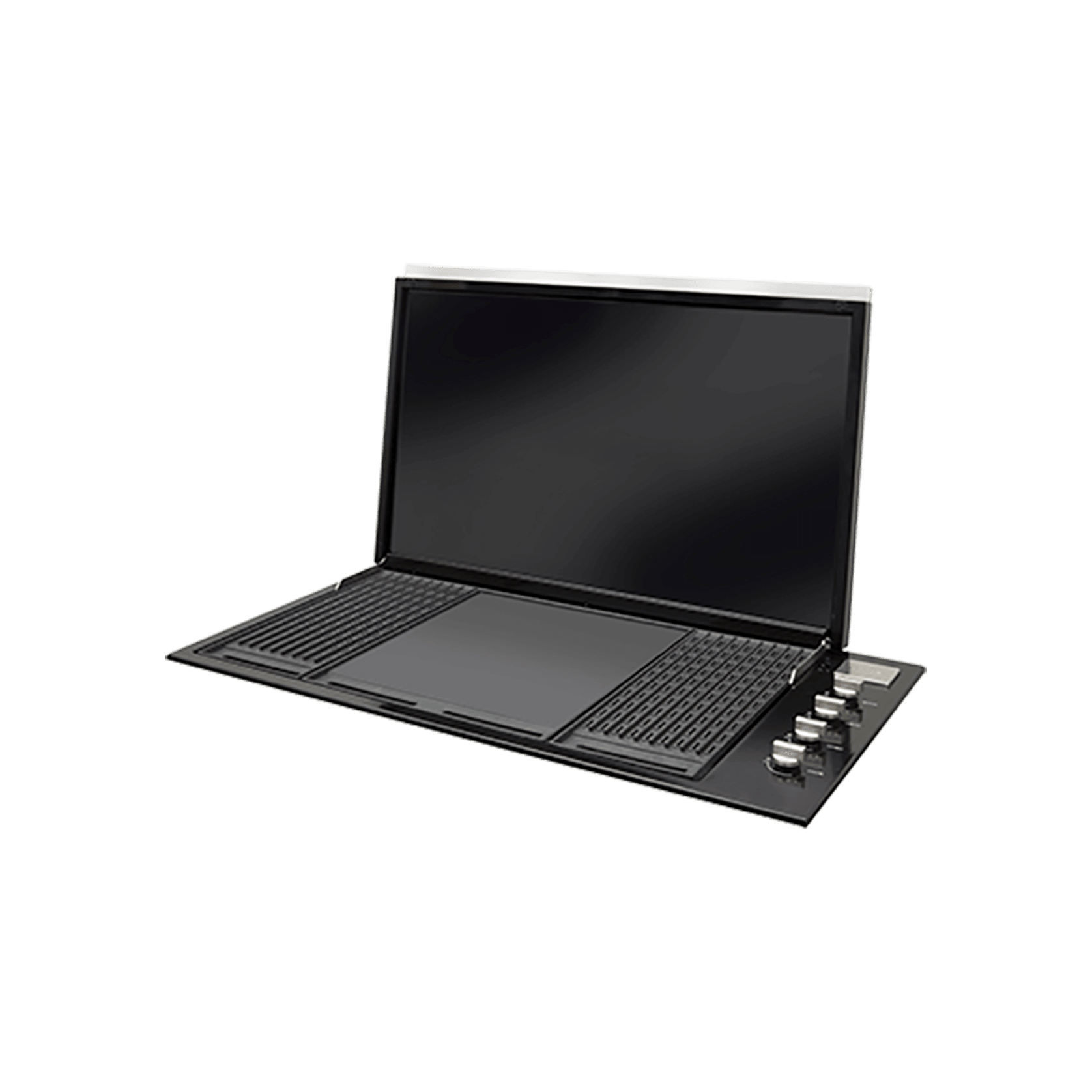 Artusi Black Flat Lid - For the Black 104cm 4 Burner Built-In Gas BBQ gallery detail image