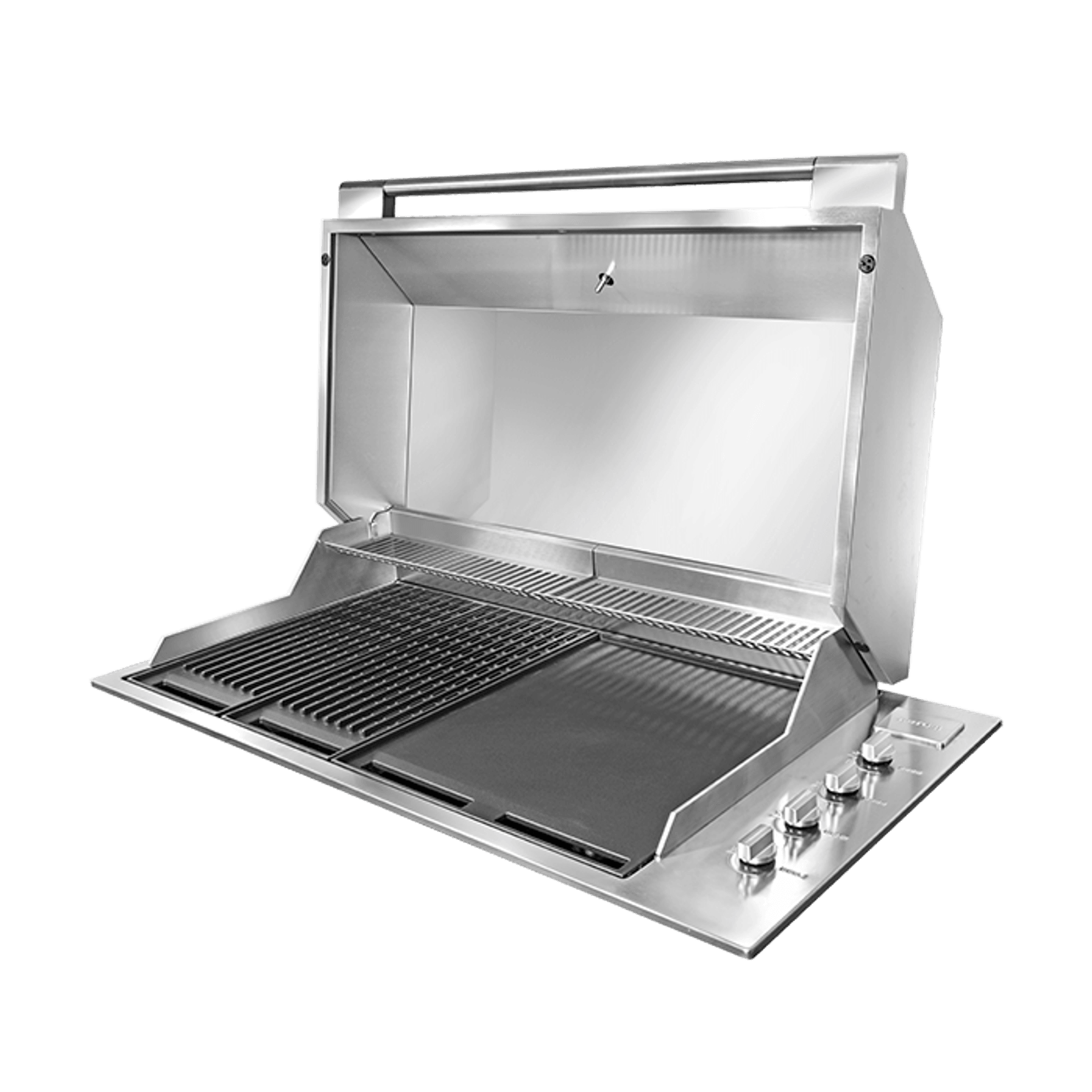 Artusi 104cm 4 Burner Built-In Gas BBQ - Stainless Steel gallery detail image