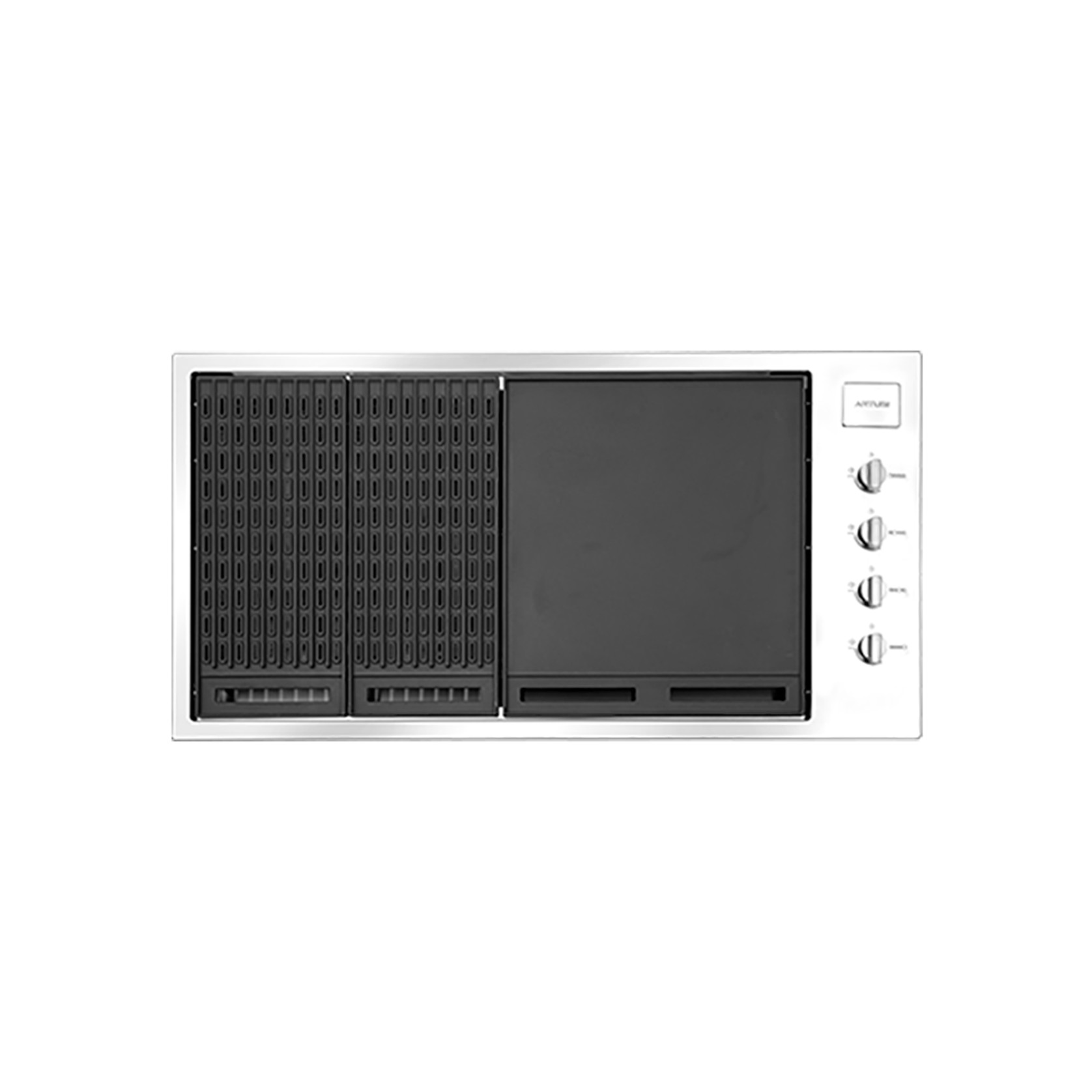 Artusi 104cm 4 Burner Built-In Gas BBQ - Stainless Steel gallery detail image