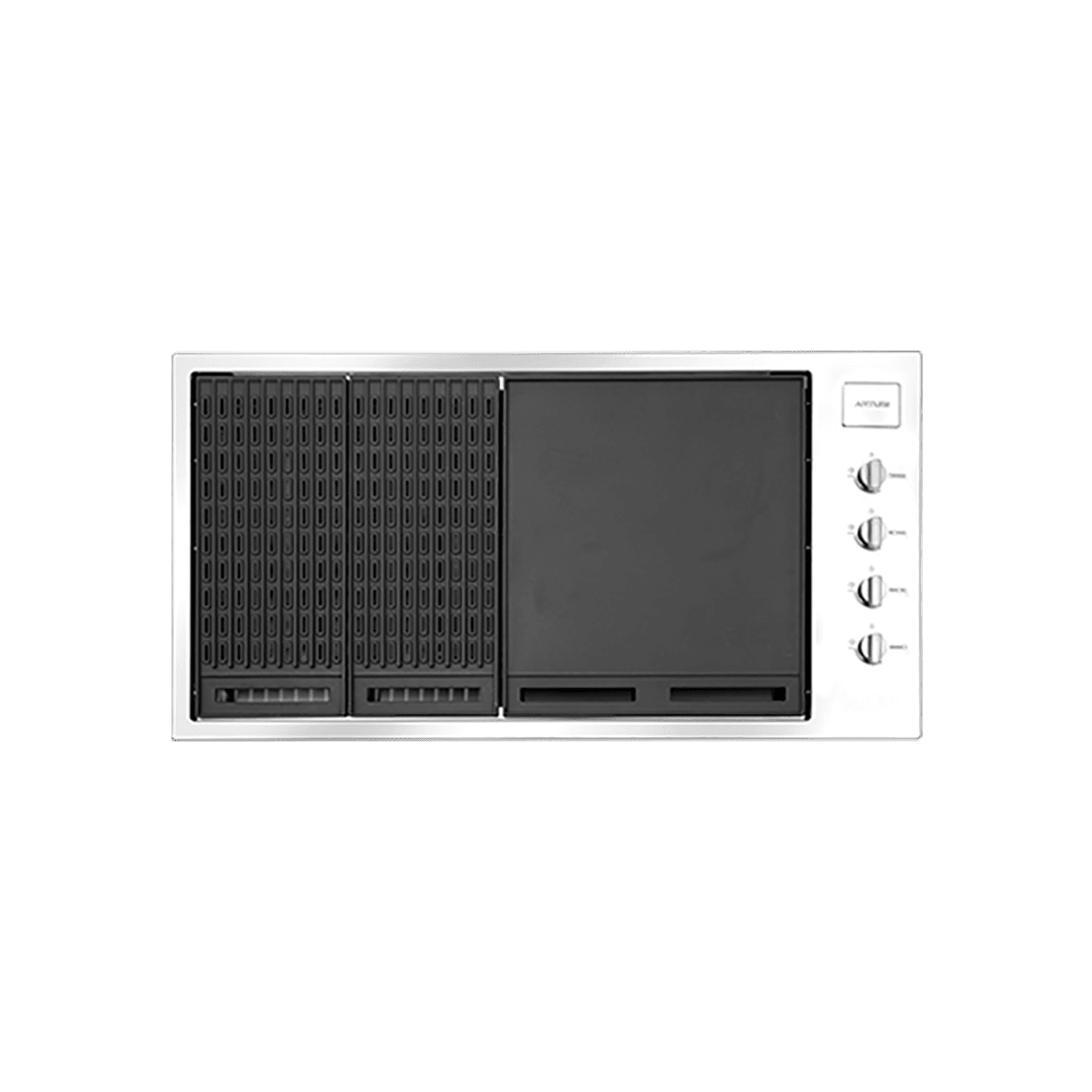 Artusi 104cm 4 Burner Built-In Gas BBQ - Stainless Steel gallery detail image