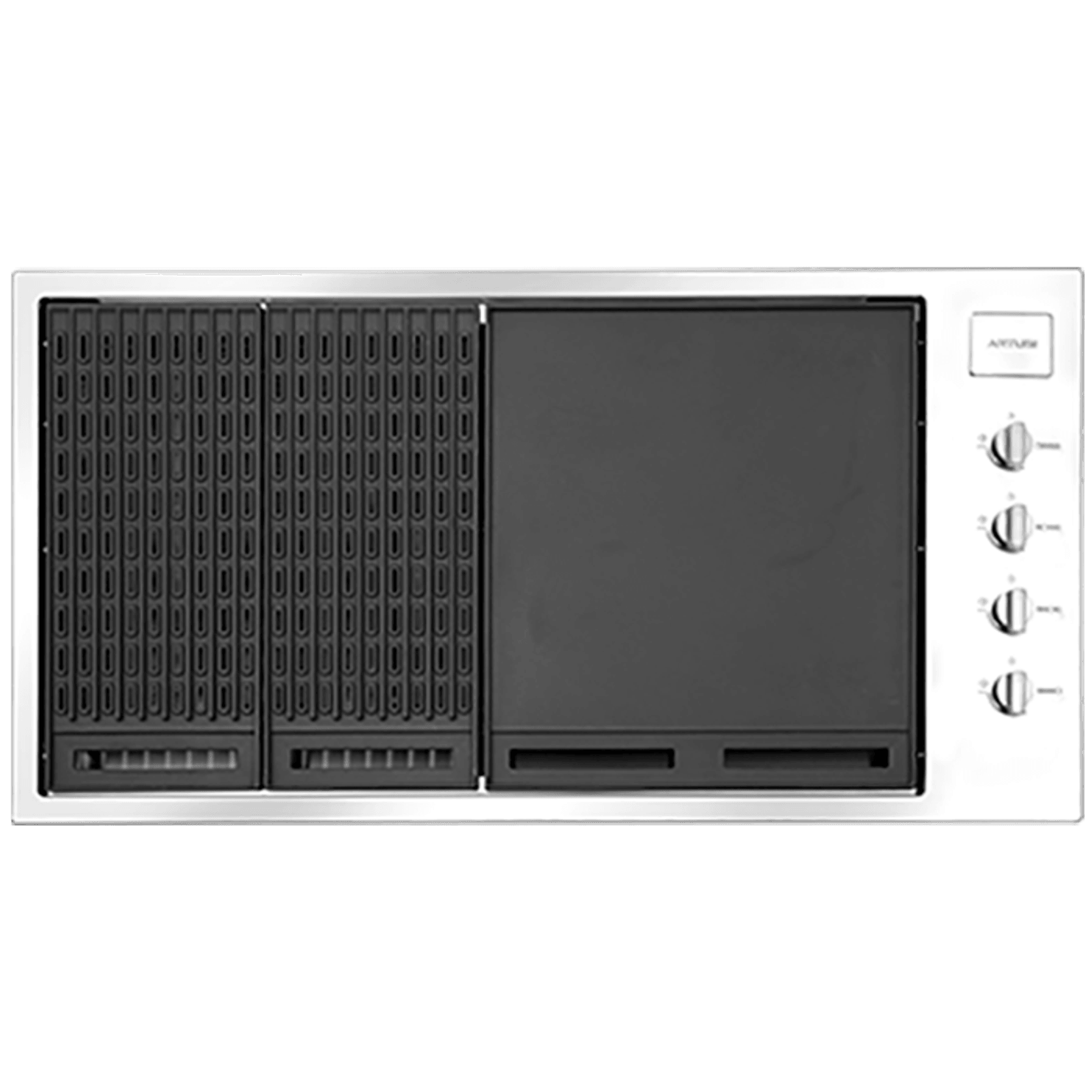 Artusi 104cm 4 Burner Built-In Gas BBQ - Stainless Steel gallery detail image