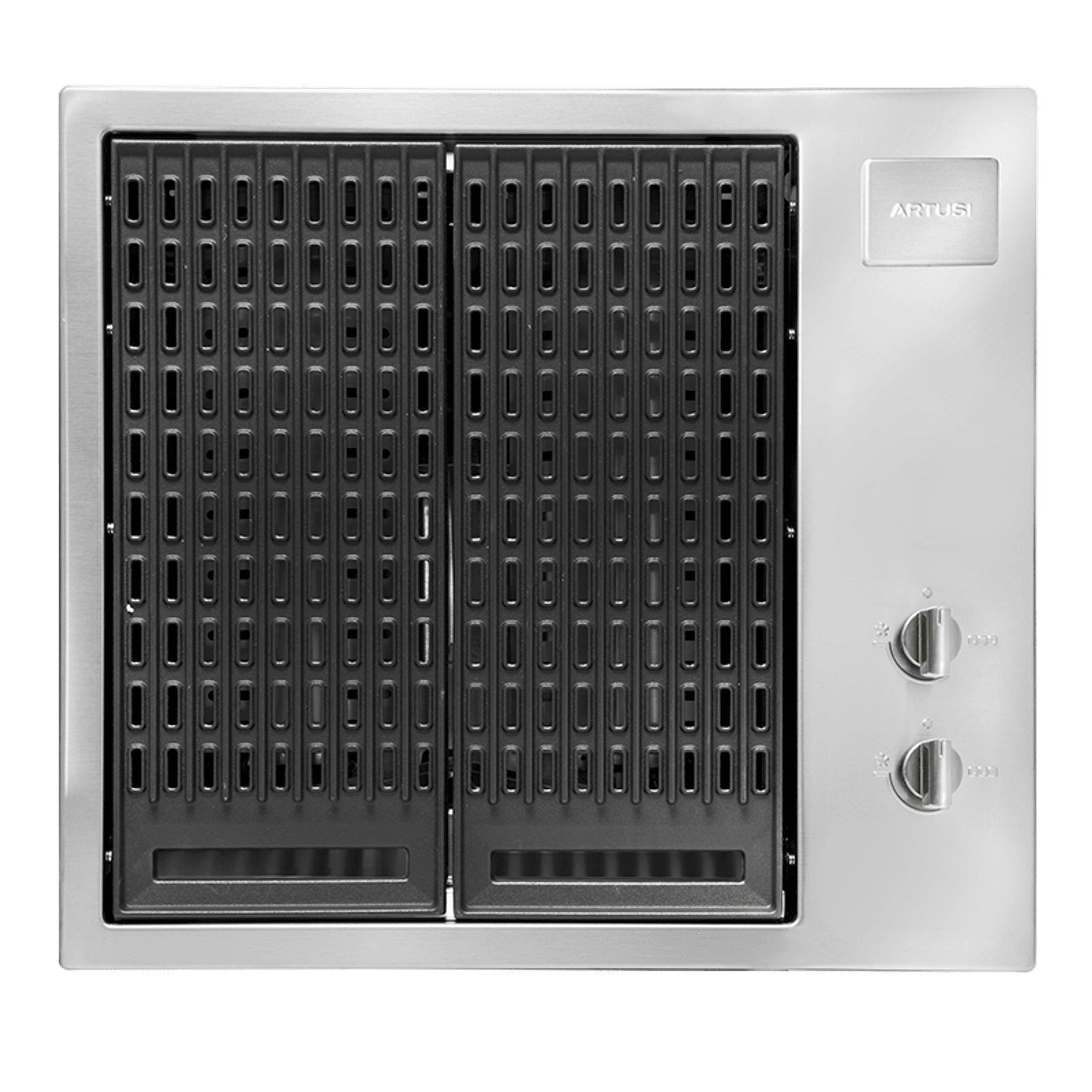 Artusi 60cm 2 Burner Built-In Gas BBQ - Stainless Steel gallery detail image