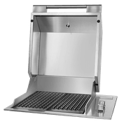 Artusi 60cm 2 Burner Built-In Gas BBQ - Stainless Steel gallery detail image