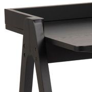 RISTO Study Desk/Console 126.5cm - Black gallery detail image