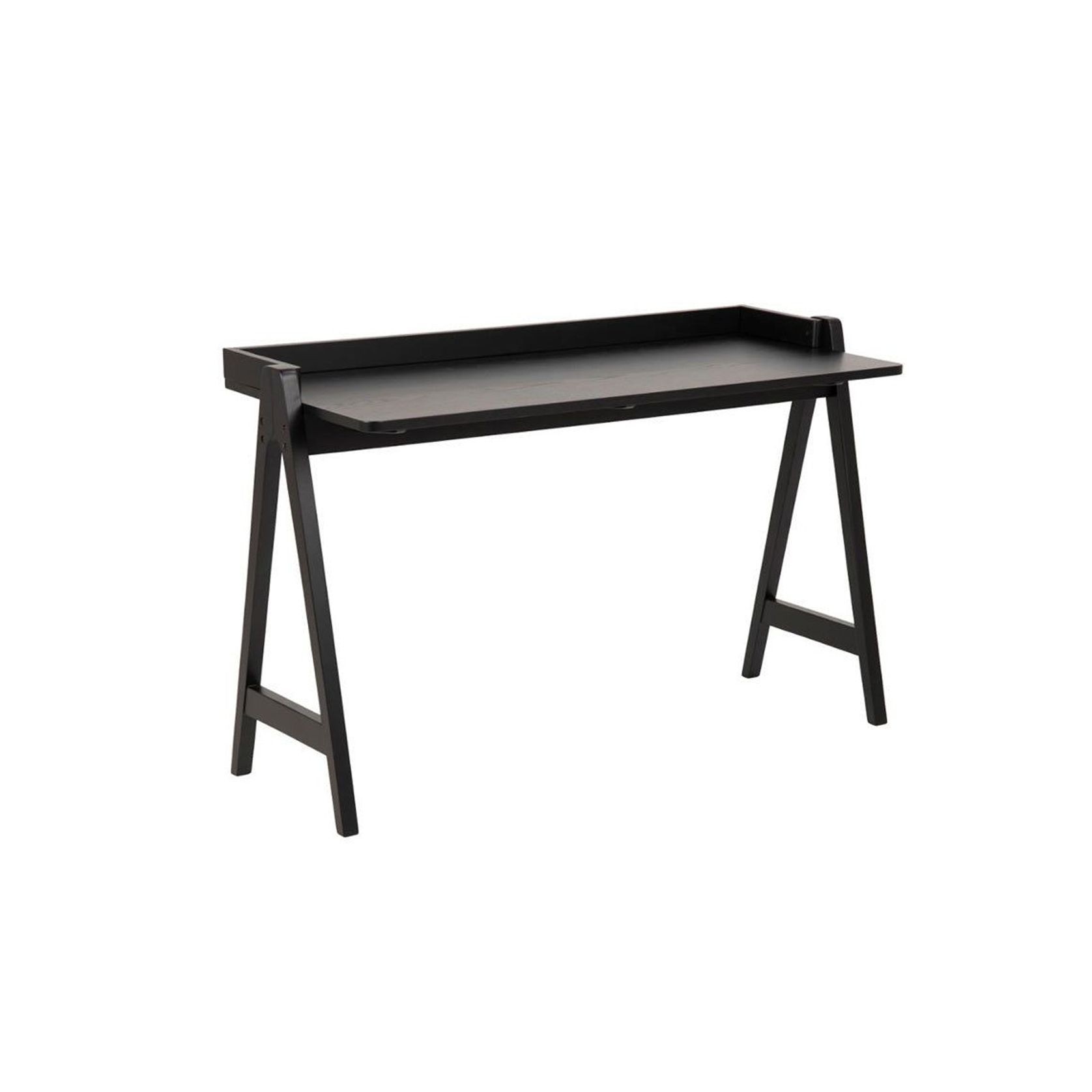 RISTO Study Desk/Console 126.5cm - Black gallery detail image