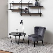 LOTTA Round Coffee Table 77cm - Black gallery detail image