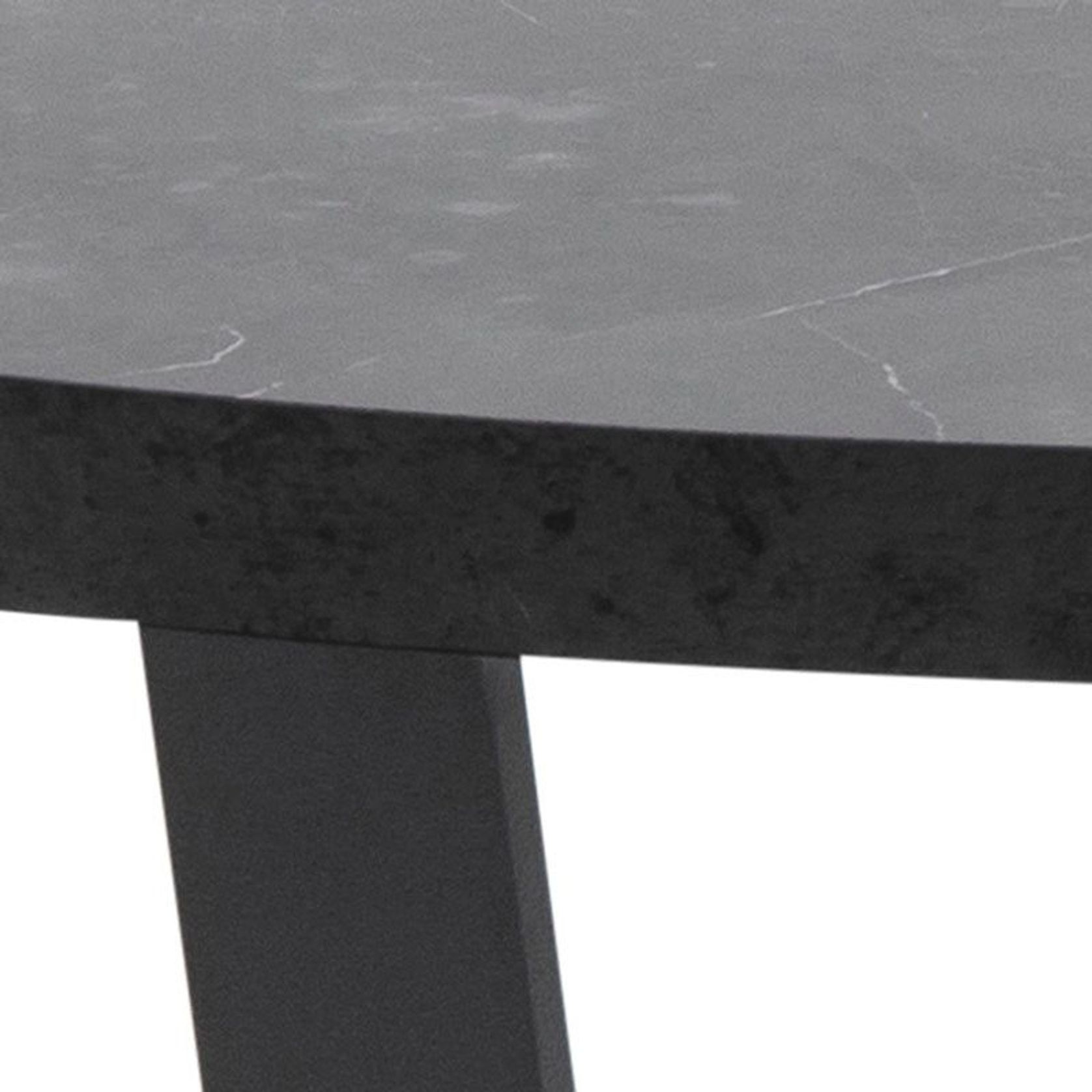 LOTTA Round Coffee Table 77cm - Black gallery detail image