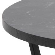 LOTTA Round Coffee Table 77cm - Black gallery detail image