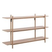 ASKAN Display Shelving Unit 150cm - Natural gallery detail image
