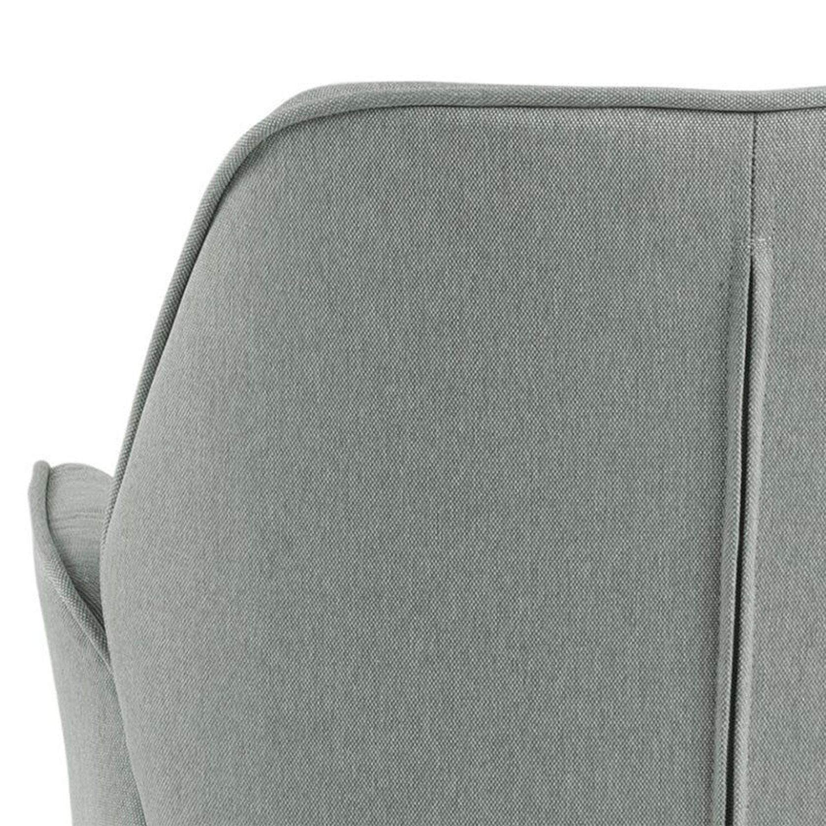 Arden Swivel Dining Chair - Grey & Black gallery detail image