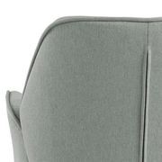 Arden Swivel Dining Chair - Grey & Black gallery detail image