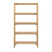 Braidwood Shelving Unit 86cm - Natural Oak gallery detail image