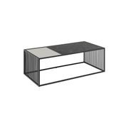 STRINGTON Rectangular Coffee Table 120cm - Black Marble Effect gallery detail image