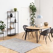 INFINITY Shelving Unit 72x170cm - Black gallery detail image