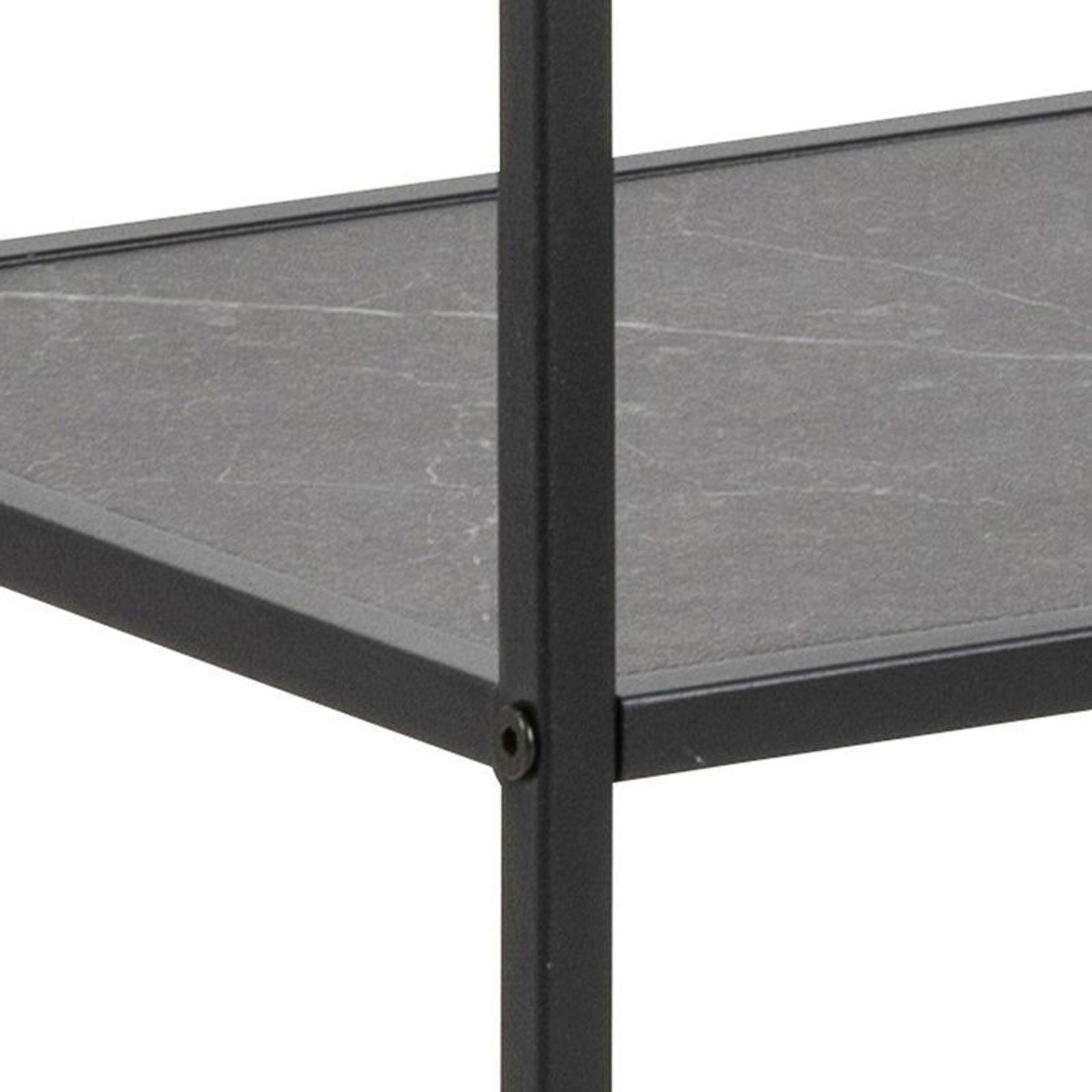 INFINITY Shelving Unit 72x170cm - Black gallery detail image